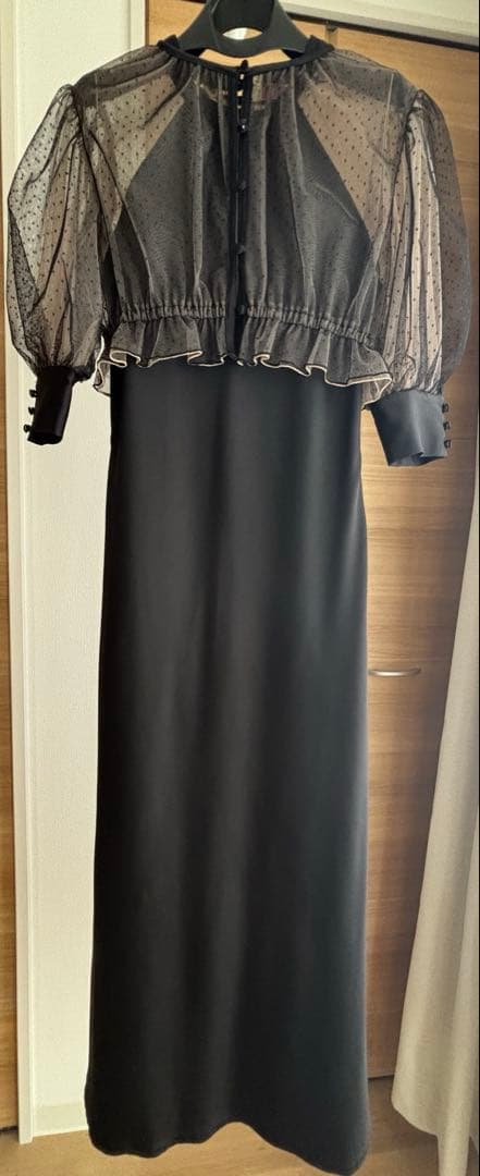 スーツ・フォーマル・ドレス AMERI vintage DOT TULLE SET FLARE DRESS