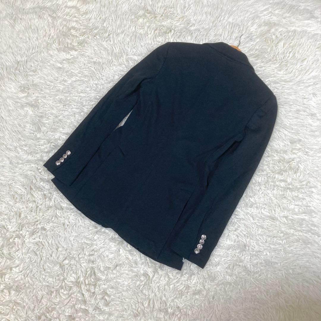 ポロラルフローレン　テーラードジャケット　PRLロゴ刺繍　エンブレム　現行　黒