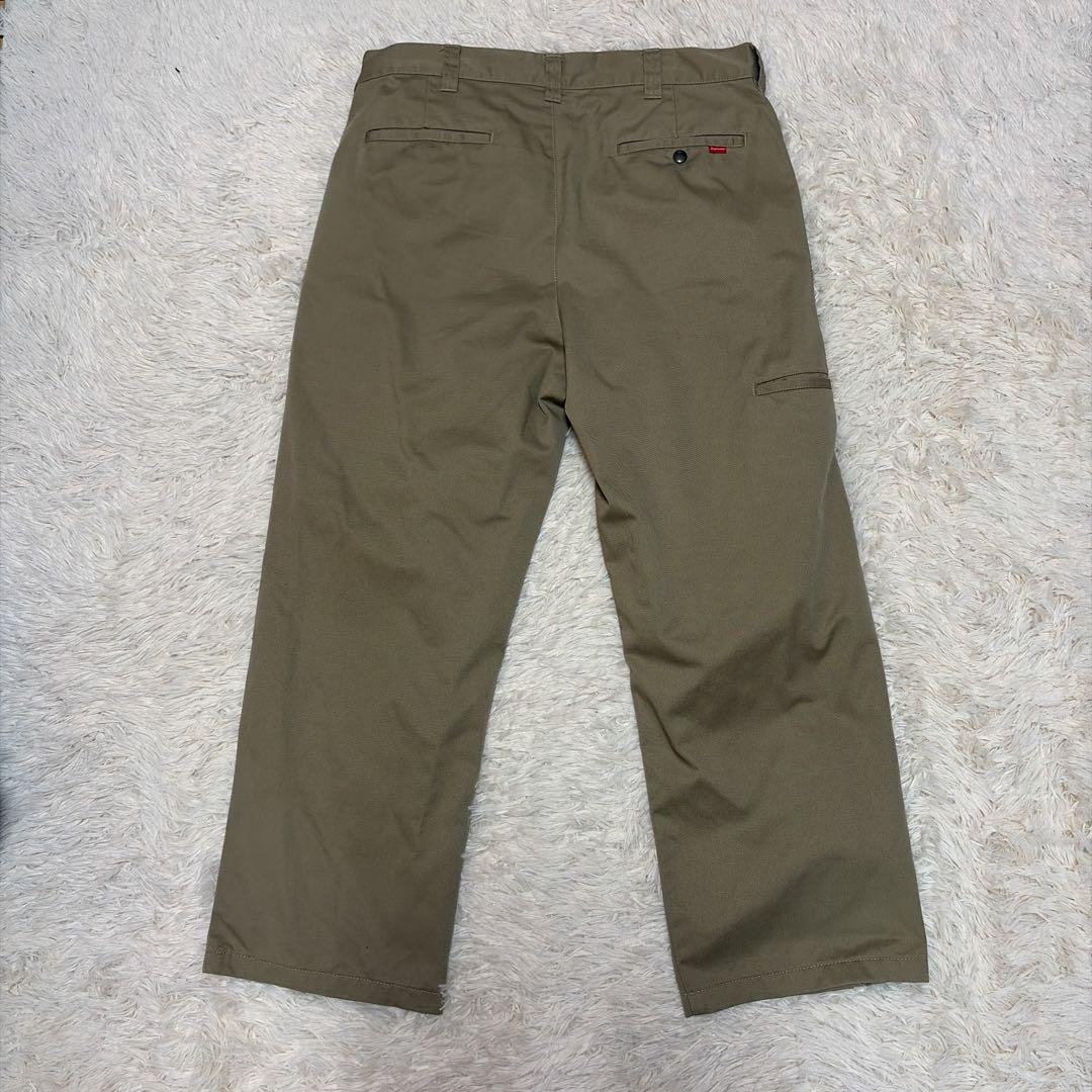 SUPREME シュプリーム ベーシック ワークパンツ ベージュ