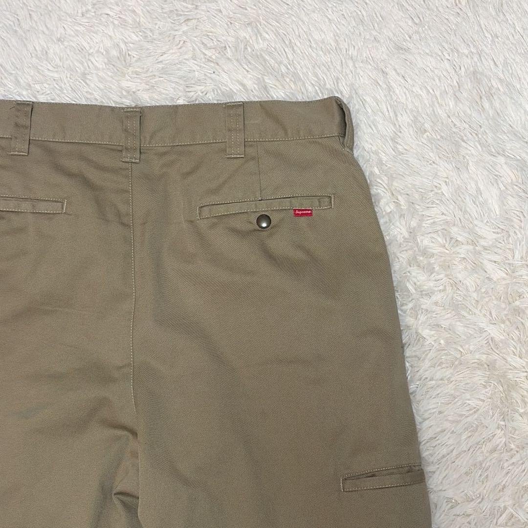 SUPREME シュプリーム ベーシック ワークパンツ ベージュ