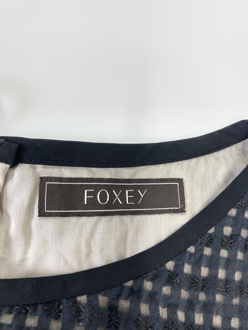 フォクシーDress Lgende 44361 ワンピース 38 ブラック