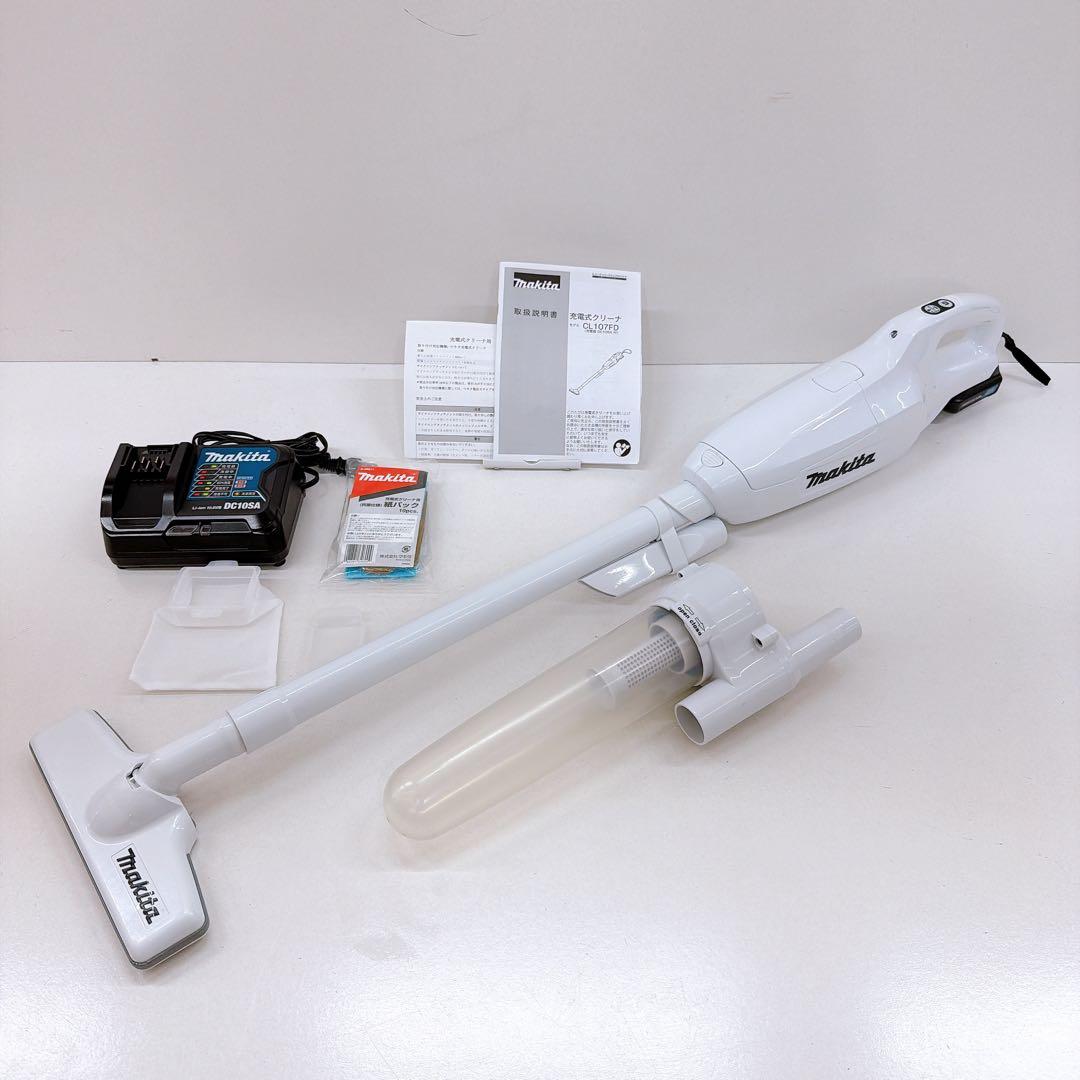makita マキタ コードレス掃除機CL107FDSHW バッテリー充電器付