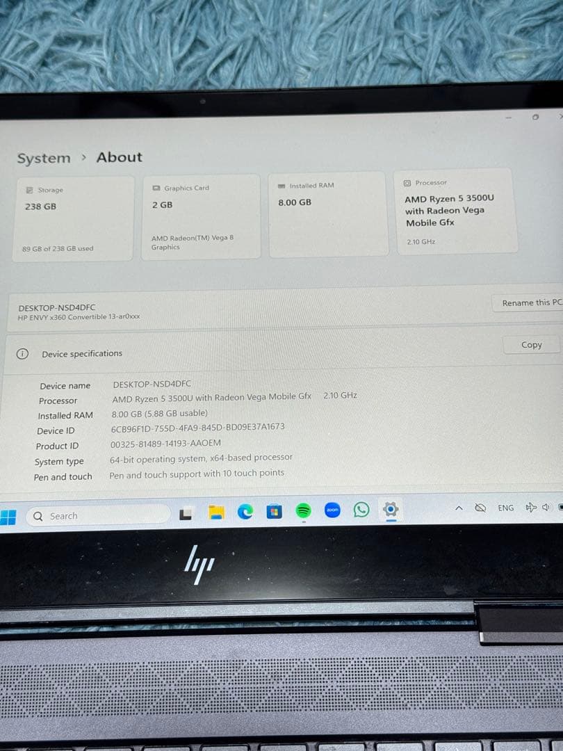 Windowsノート本体 HP ENVY x360