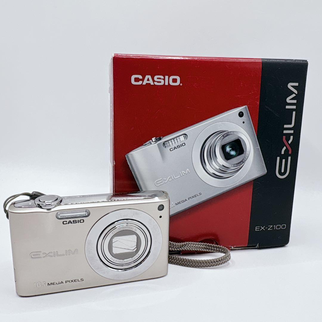 美品CASIO デジカメ EXILIM ZOOM EX-Z100 備品完備