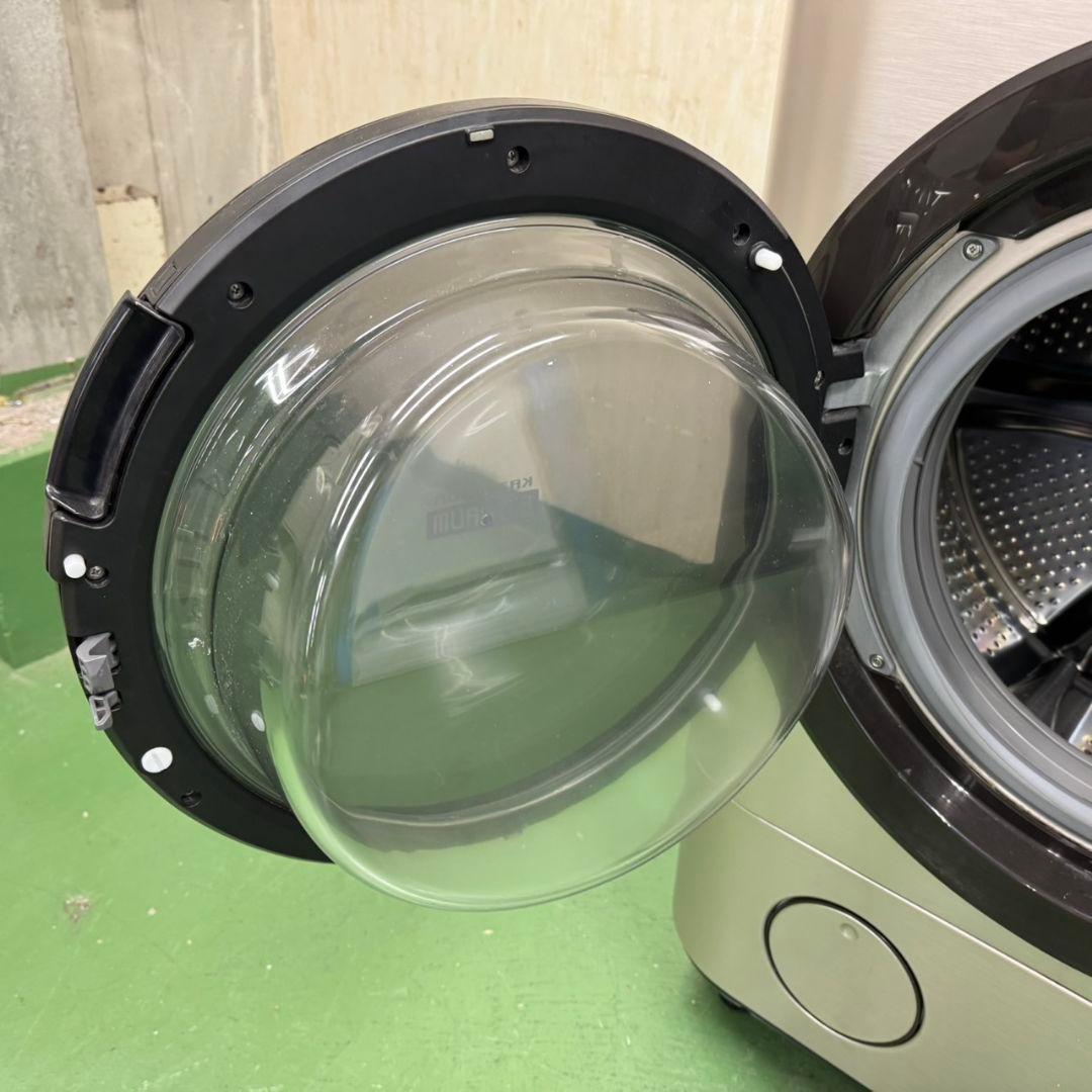 286↑送料設置無料★日立ドラム式洗濯機　乾燥機能付き　12㌔