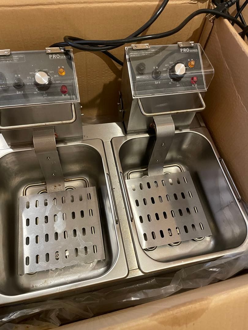 電気フライヤー　業務用　PRO-5FLWT