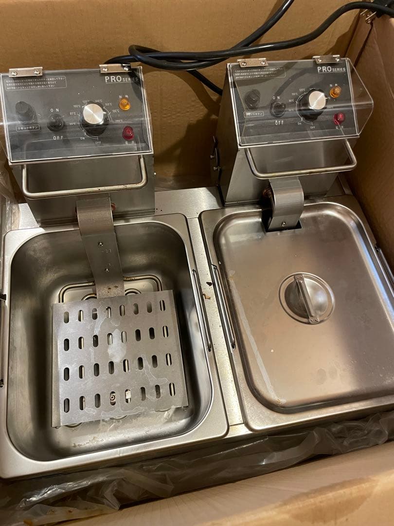 電気フライヤー　業務用　PRO-5FLWT