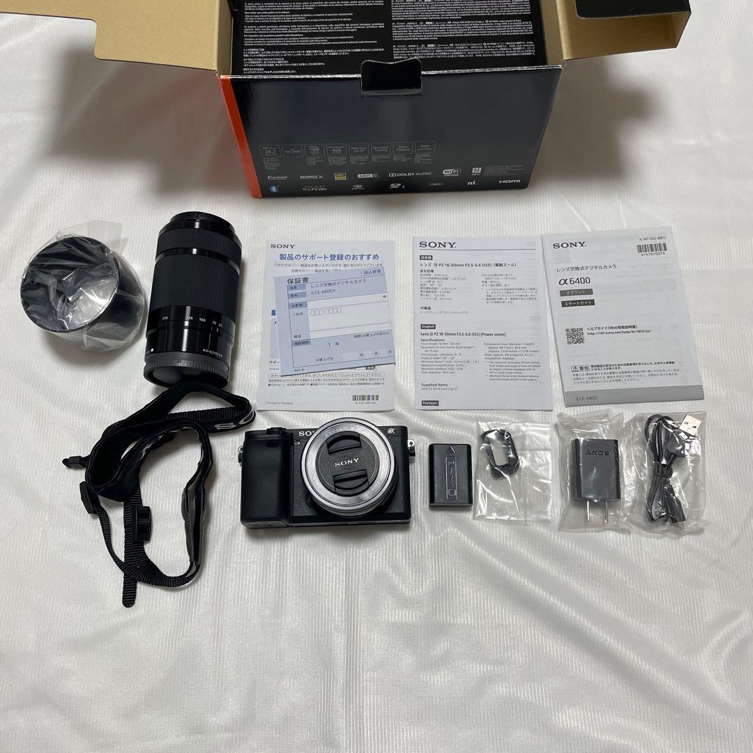 sony α6400 ダブルズームレンズキット