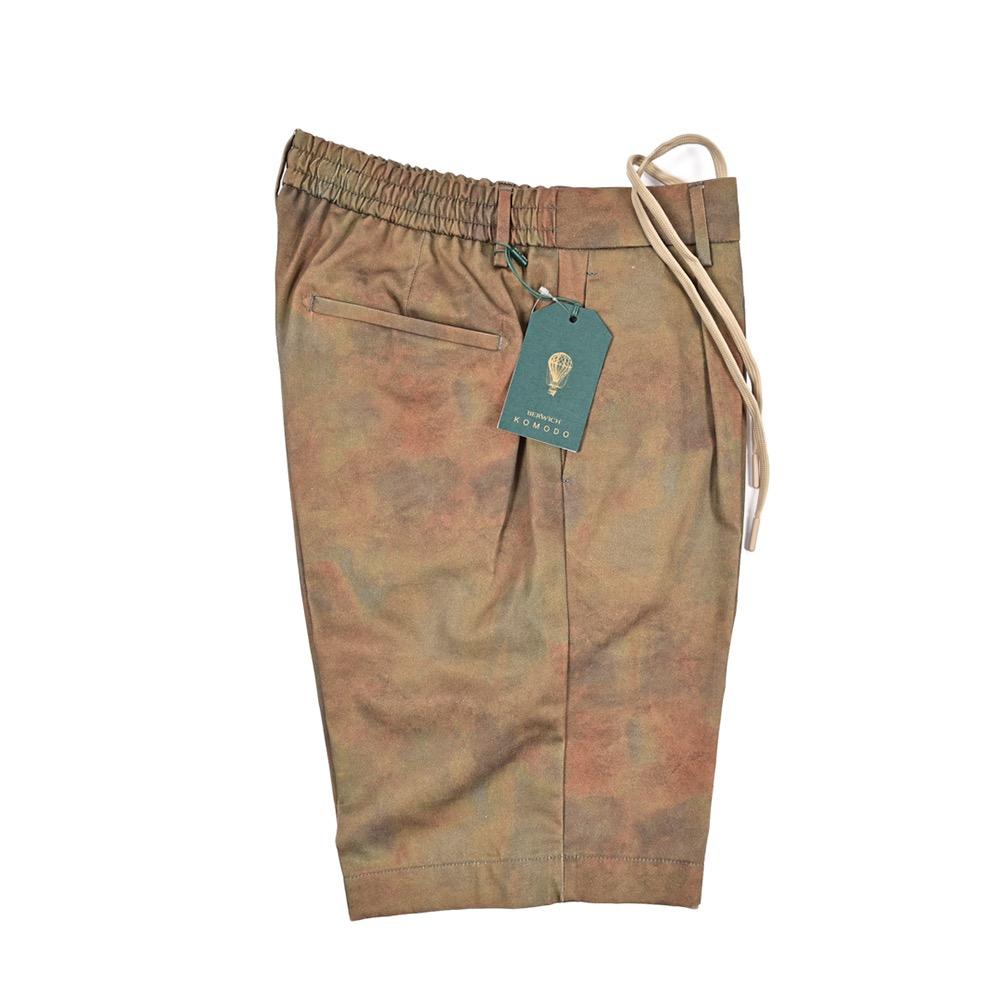 【新品・46・イタリア製】ベルウィッチ・SPIAGGIA イージーハーフパンツ