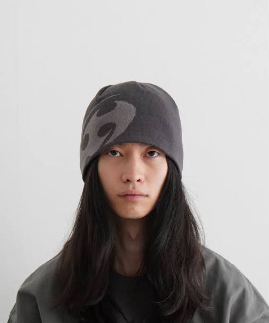 帽子 SAN SAN GEAR 24FW LOGO BEANIE \"CHARCOAL\"