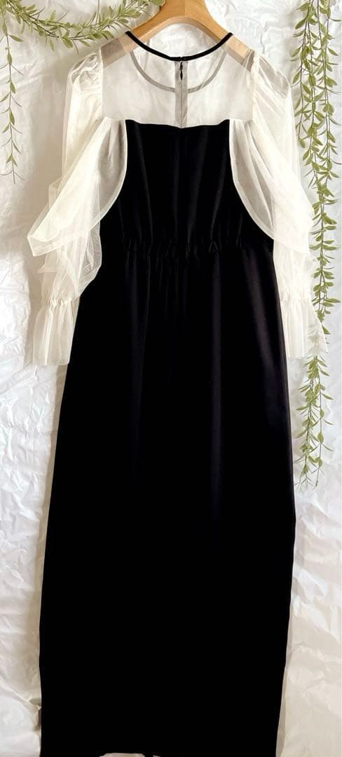 ニアナ【美品】チュールオフショルダードレス L