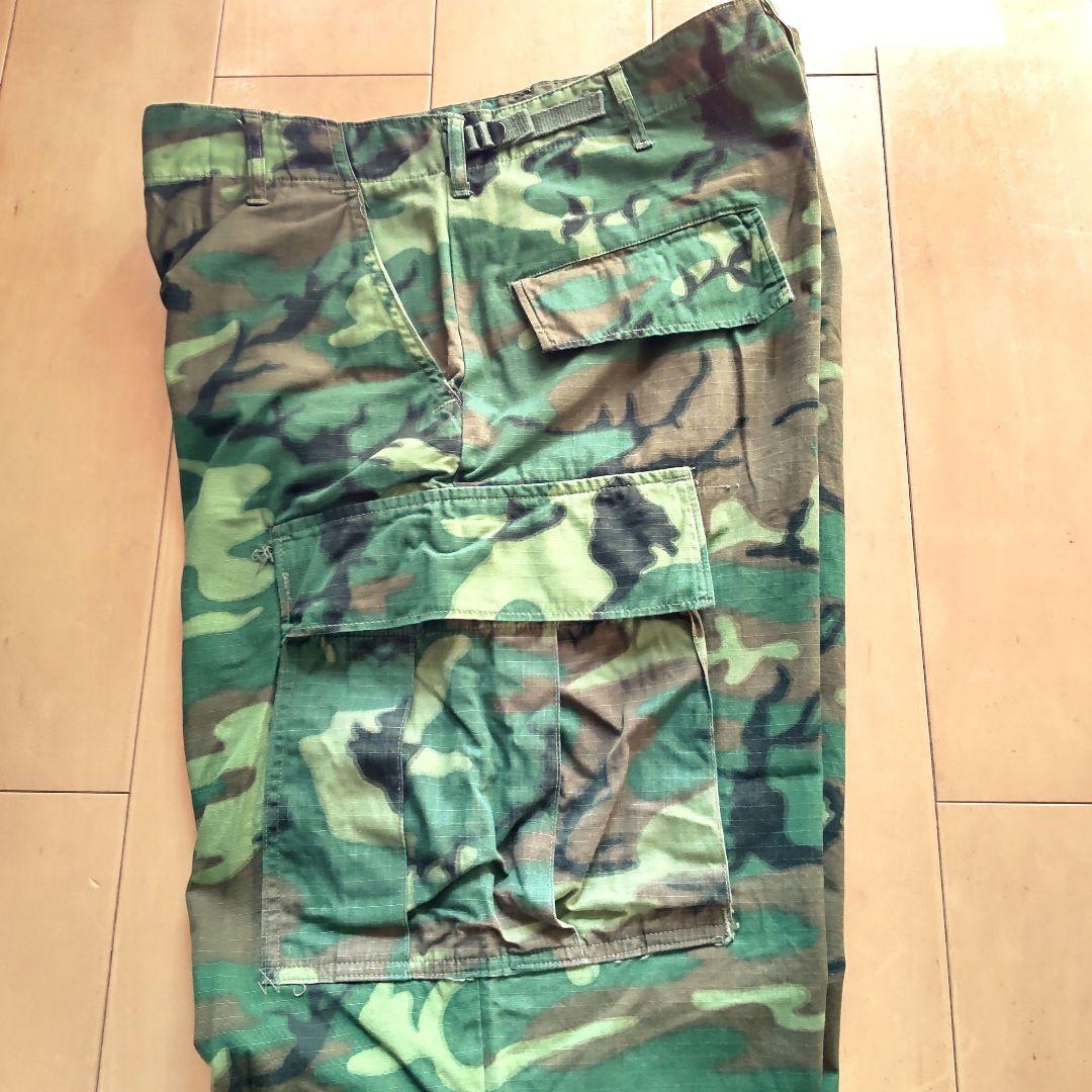 極上 実物 米軍 ジャングルファティーグパンツ グリーンリーフ68年製