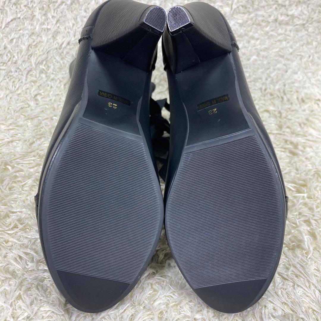 『未使用』ヴィクトリアンメイデン ショートブーツ レースアップ ブラック 23