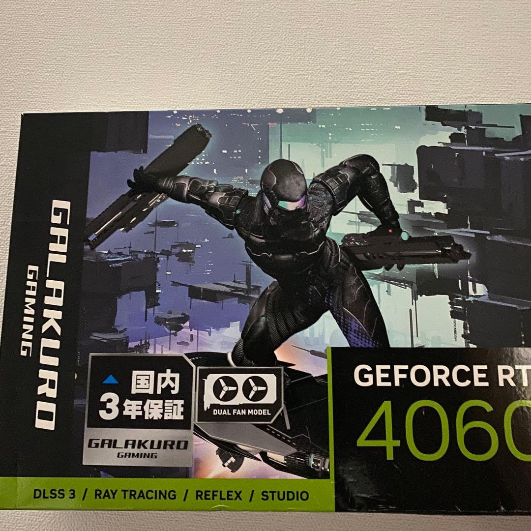 グラフィックボード・グラボ・ビデオカード GALAKURO GAMING GeForce RTX 4060