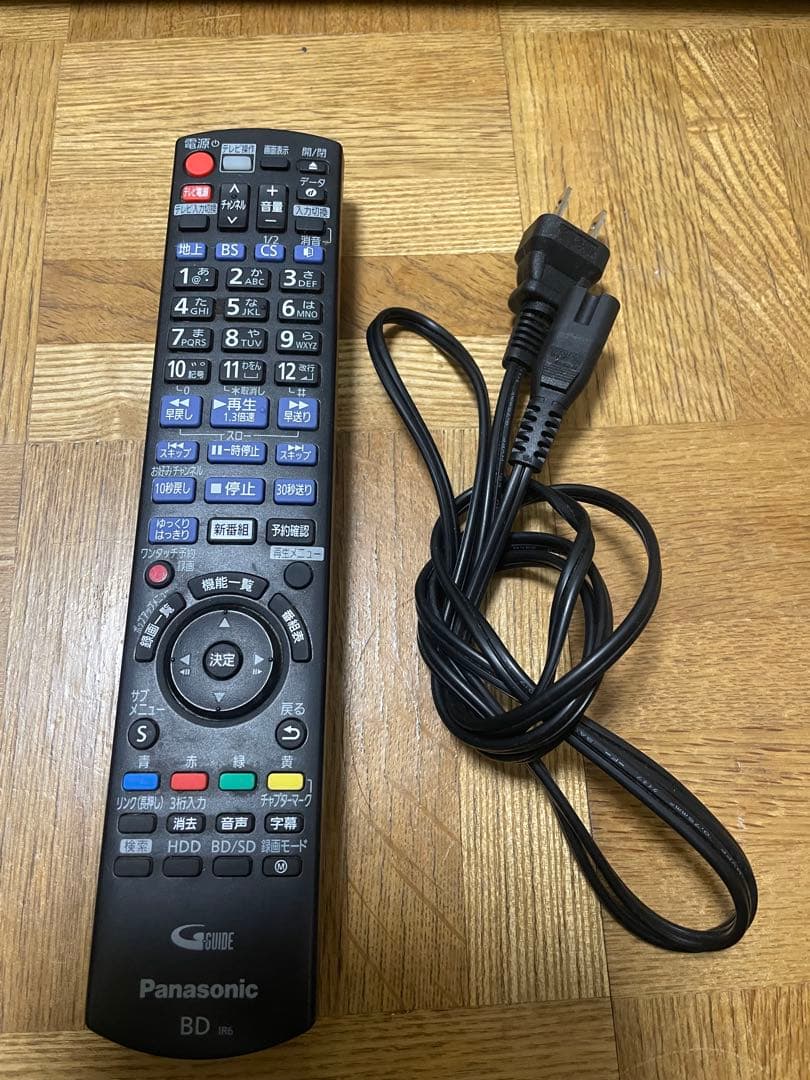 パナソニック ブルーレイレコーダー DIGA DMR-BRW520 リモコン付き