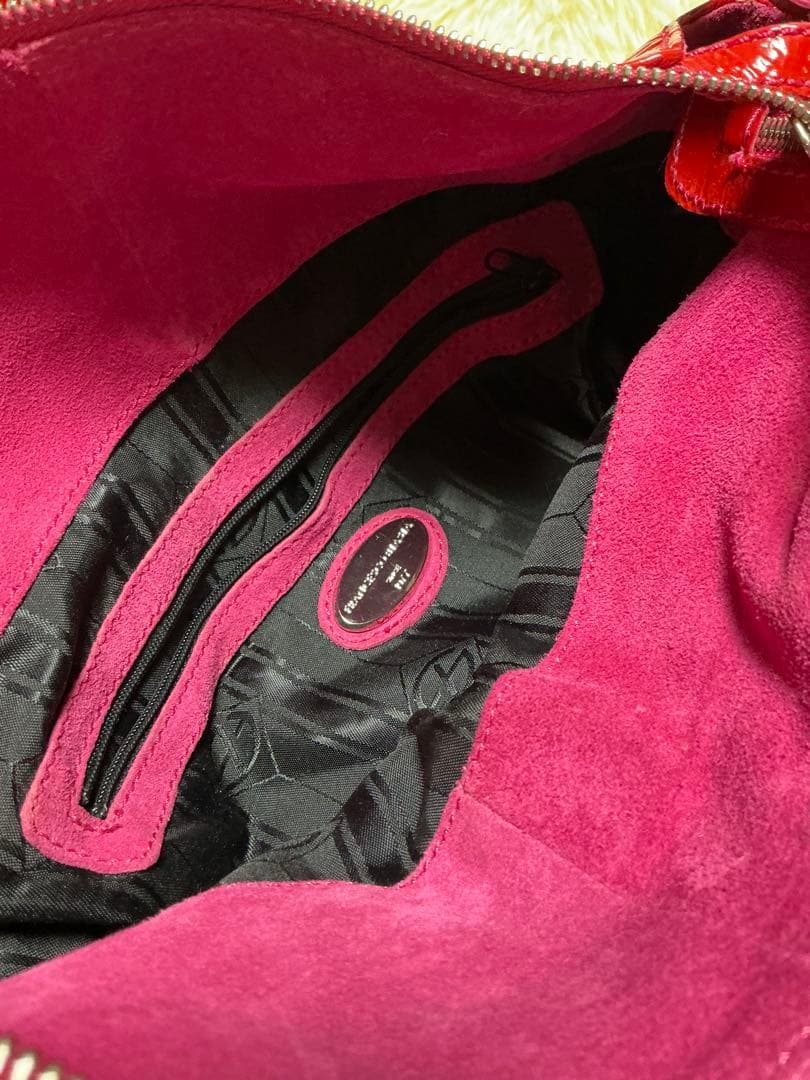 最終価格　FRANCESCO BIASIA パテントレザーバッグ　タグ付き未使用