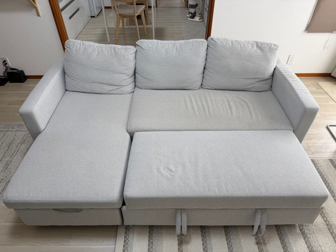 ⭐️ナミさん専用⭐️ニトリカウチソファベッド 布張りタイプ (ノアーク2 GY)