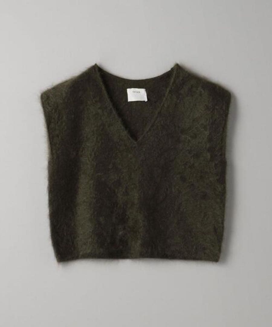 enrica エンリカ　カシミヤ100 シャギーニット プルオーバー　ベスト
