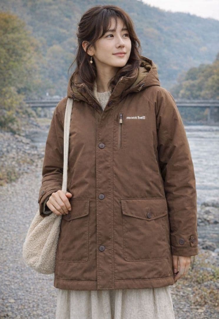 mont-bell ハスキーコート L ブラウン