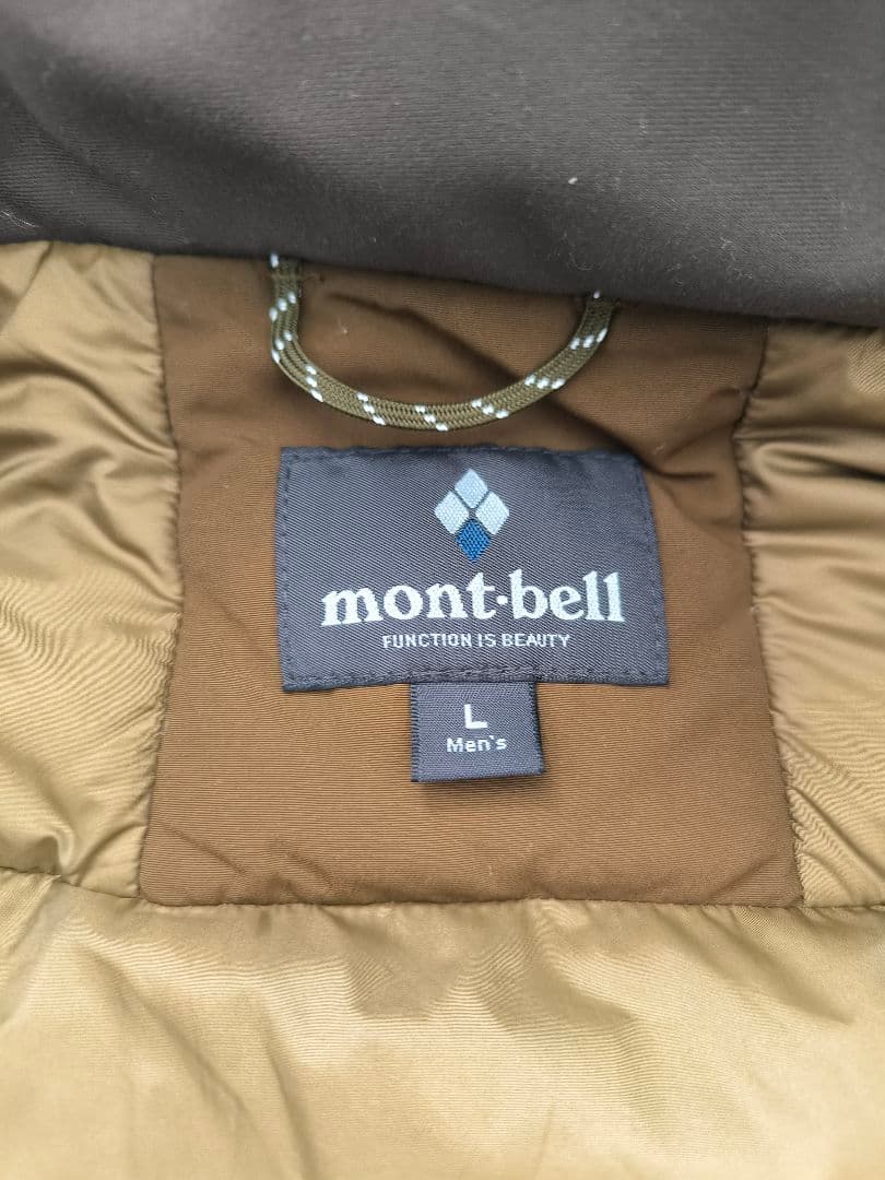mont-bell ハスキーコート L ブラウン