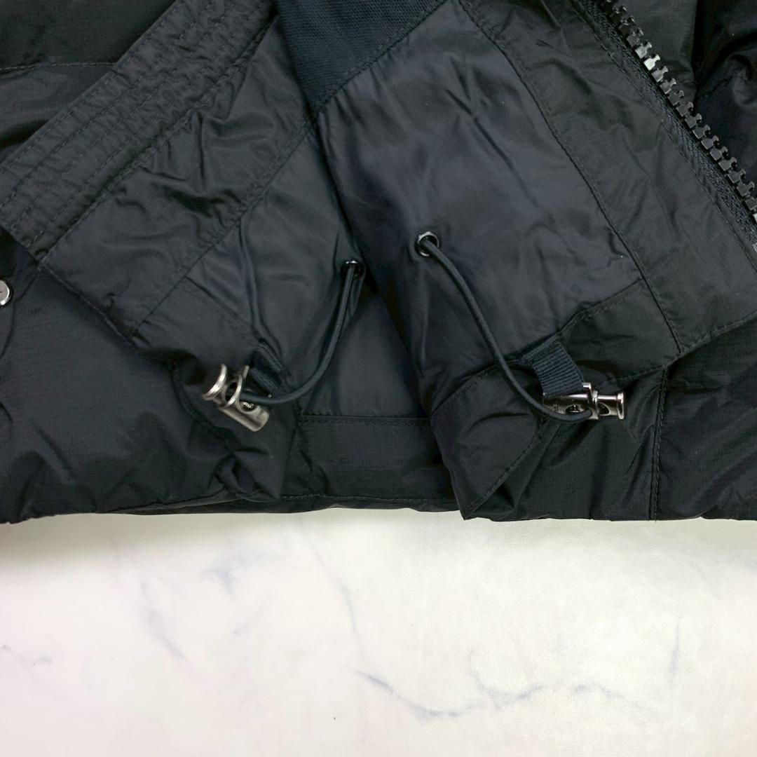 ポロラルフローレン ダウンベスト ビッグポニー 星条旗ワッペン 黒 M　D848