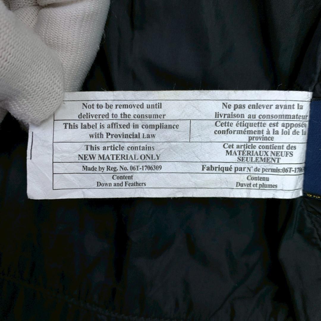 ポロラルフローレン ダウンベスト ビッグポニー 星条旗ワッペン 黒 M　D848