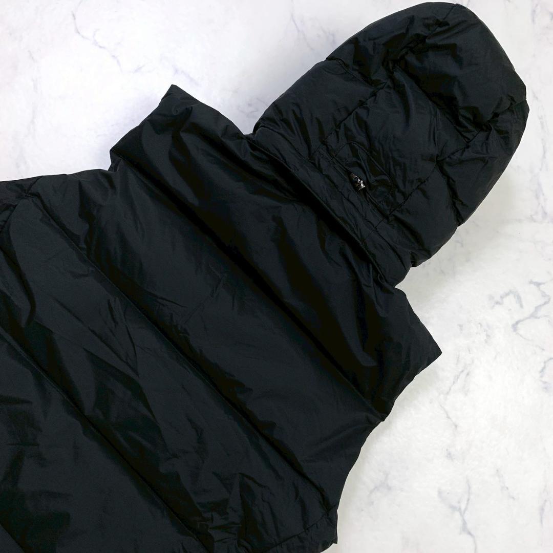 ポロラルフローレン ダウンベスト ビッグポニー 星条旗ワッペン 黒 M　D848