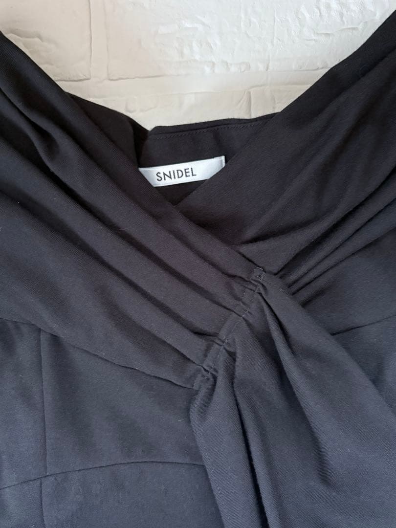 リボンモチーフドレス SNIDEL スナイデル ワンピース・ドレス、マーメイド