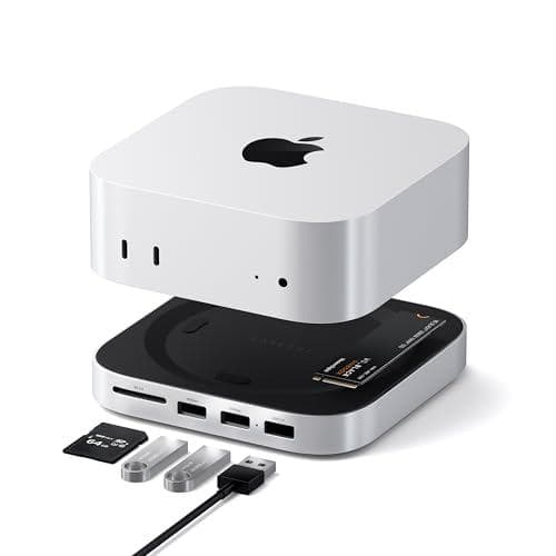 SATECHI Mac Mini M4 ハブ & スタンド NVMe SSD m