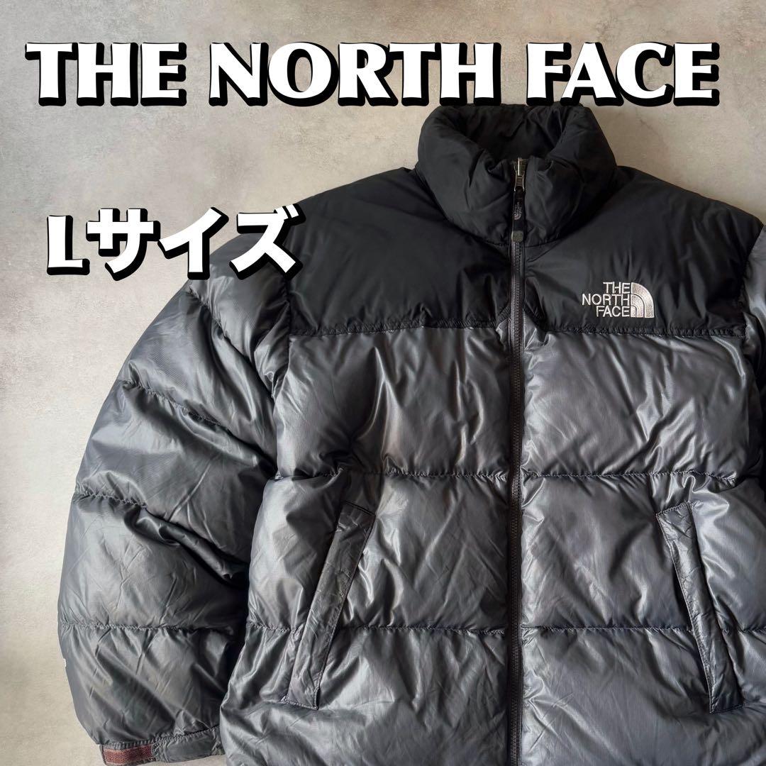 S*a様 ノースフェイス ヌプシ ダウンジャケット Lサイズ 古着 グレー