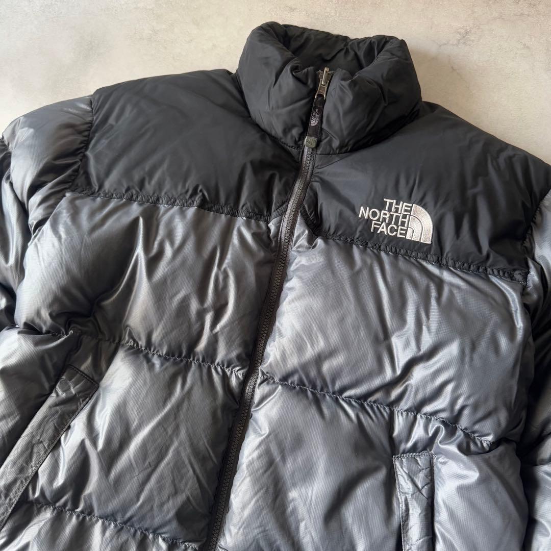 S*a様 ノースフェイス ヌプシ ダウンジャケット Lサイズ 古着 グレー