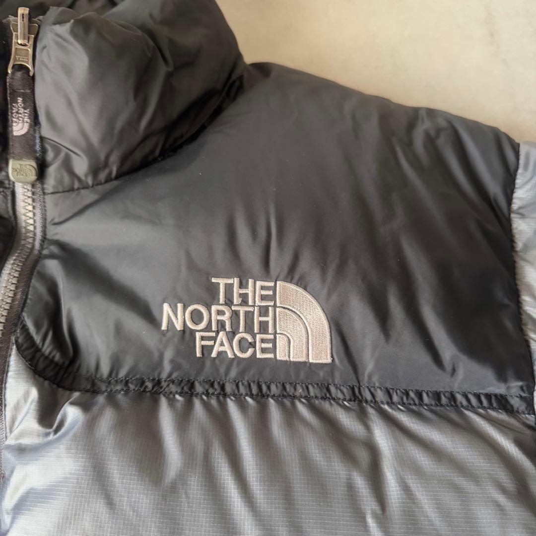S*a様 ノースフェイス ヌプシ ダウンジャケット Lサイズ 古着 グレー