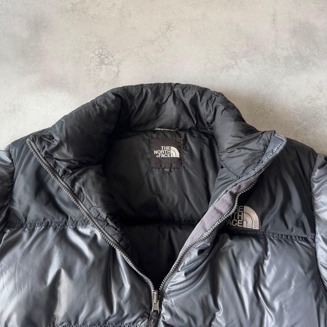 S*a様 ノースフェイス ヌプシ ダウンジャケット Lサイズ 古着 グレー
