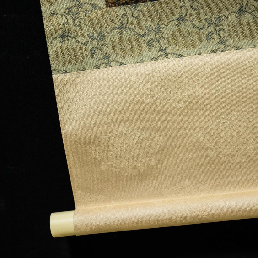 掛軸-1487　川端康成　「深奥幽玄」　日本棋院　印刷工芸作品　ノーベル文学賞