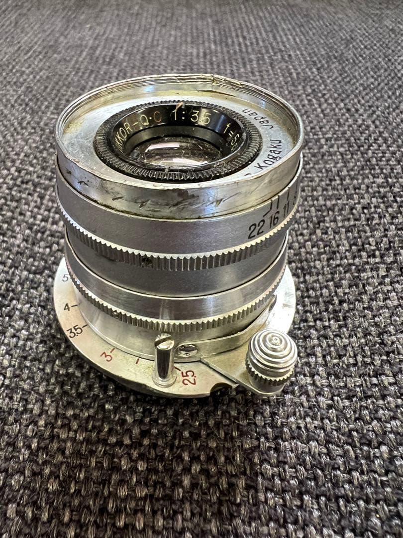 レンズ　NIKKOR-Q.C 5cm f/3.5 沈胴 Lマウント レンズ