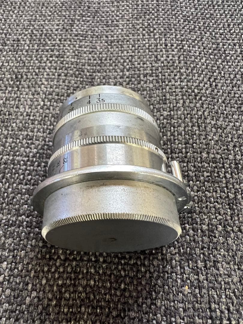 レンズ　NIKKOR-Q.C 5cm f/3.5 沈胴 Lマウント レンズ