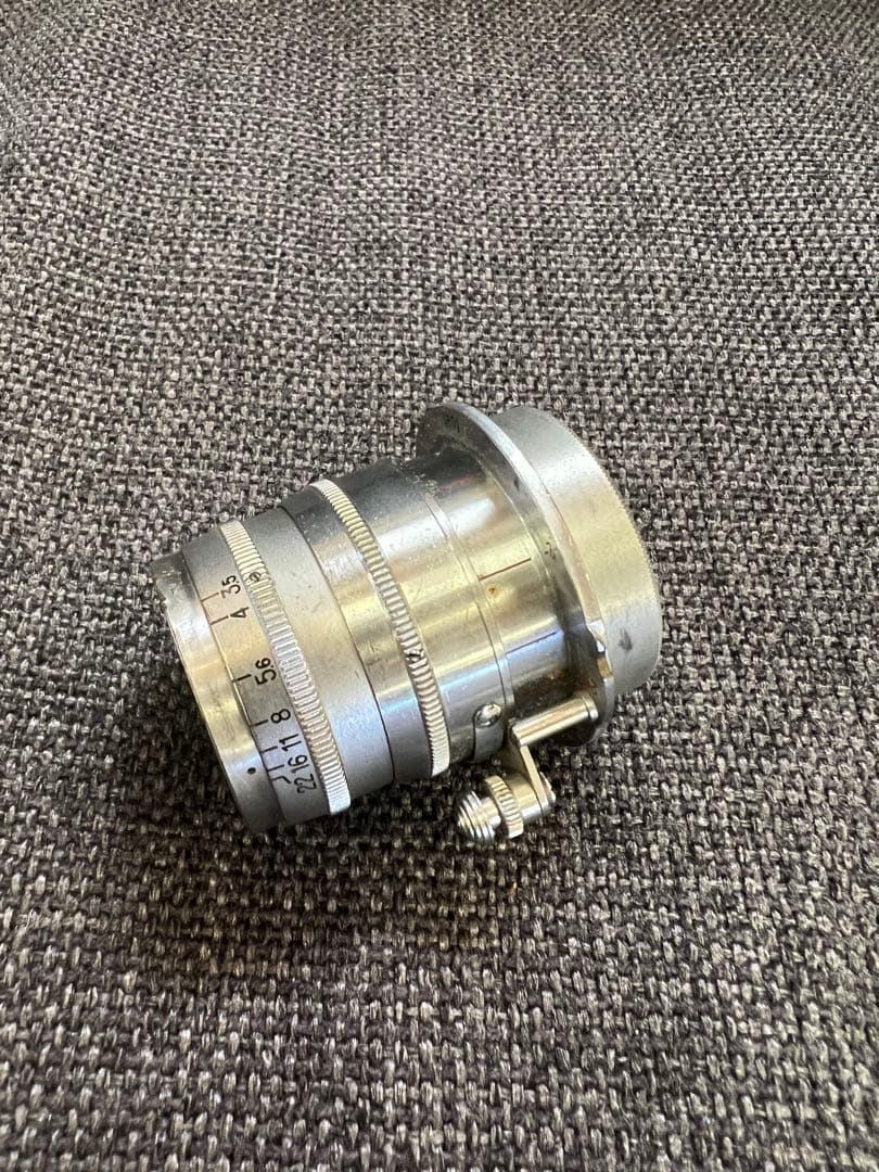 レンズ　NIKKOR-Q.C 5cm f/3.5 沈胴 Lマウント レンズ