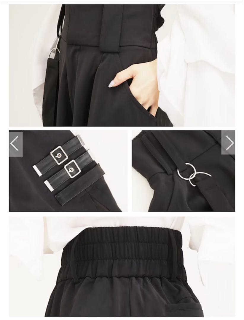 新品タグ付き‼️ 和洋折衷　ユニセックス 袴風ラップワイドパンツ IRO＋IRO