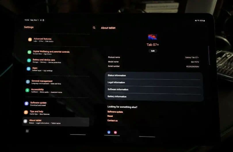 Samsung Galaxy Tab S7+ 本体