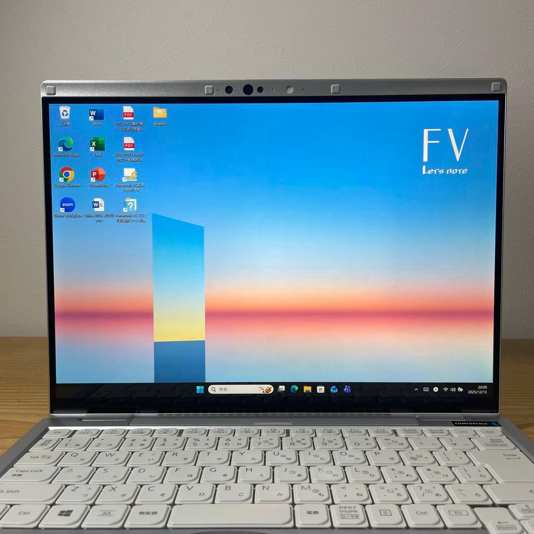 レッツノートCF-FV1/Core i5/メモリ16GB/SSD/Office