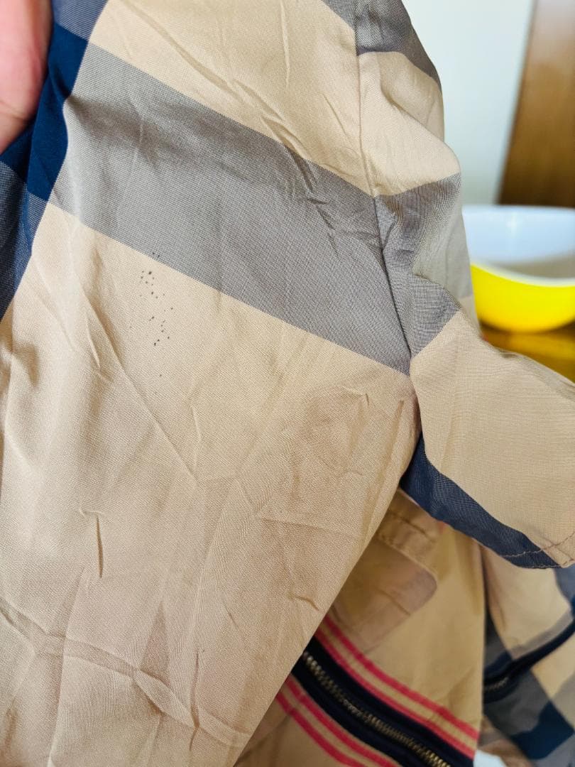 BURBERRY チェック柄 モッズコート L