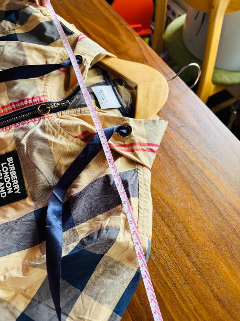 BURBERRY チェック柄 モッズコート L