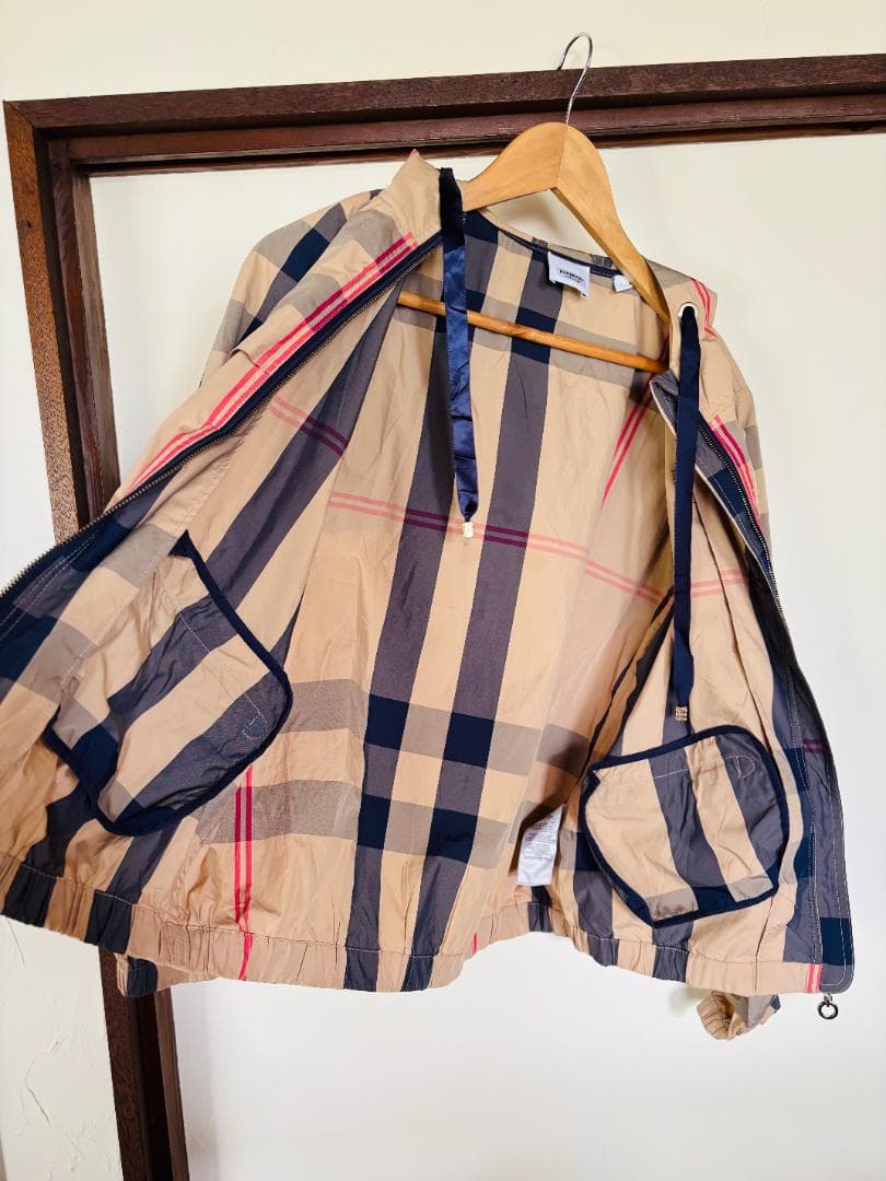 BURBERRY チェック柄 モッズコート L