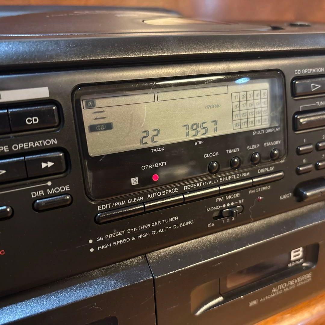 SONY CFD-400 ラジカセ：作動品