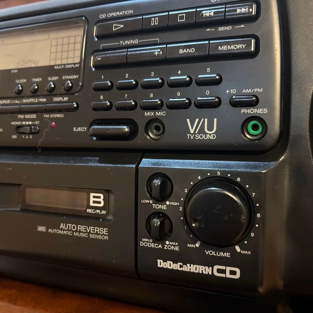 SONY CFD-400 ラジカセ：作動品