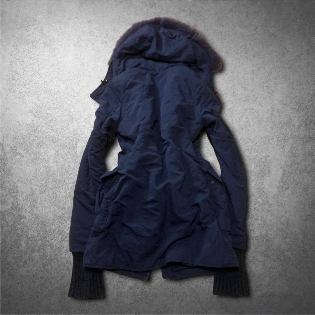 00s archive ファージャケット ギミック ネイビー Y2K グランジ