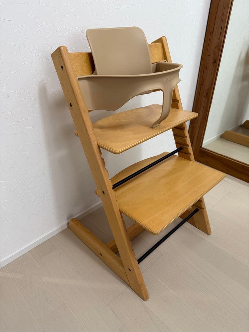 stokke ナチュラル トリップトラップ trayセット