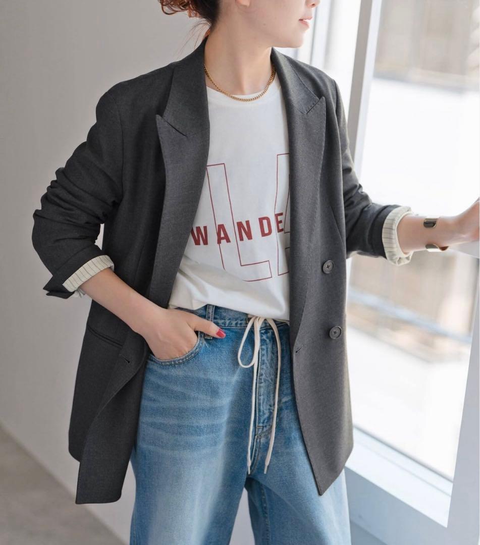 Spick and Span ウールブレンドダブルブレストジャケット36サイズ