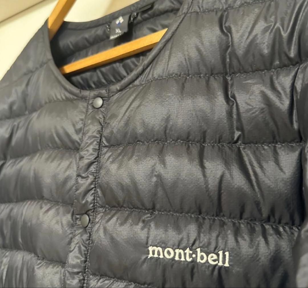 モンベル スペリオダウンラウンドネックジャケット【ブラック】XLサイズ