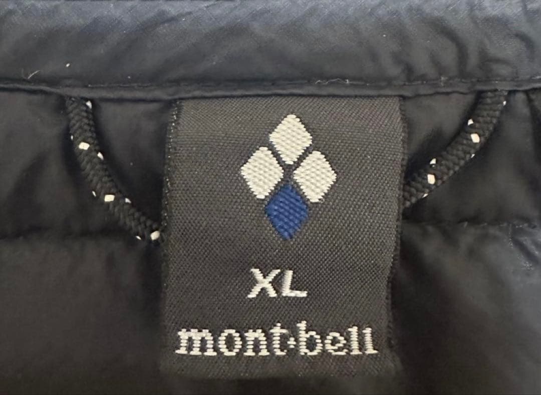 モンベル スペリオダウンラウンドネックジャケット【ブラック】XLサイズ